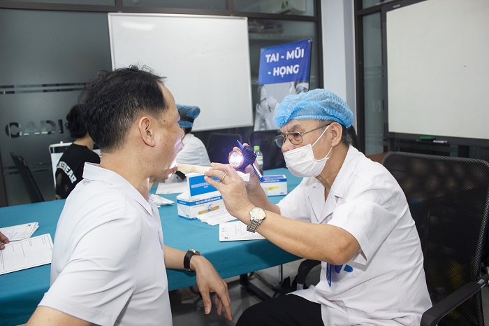 Hơn 150 CBCNV tại Hà Nội được khám sức khỏe định kỳ